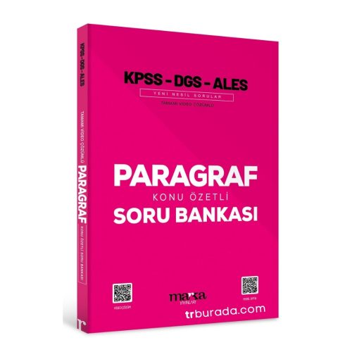 KPSS DGS ALES PARAGRAF Konu Özetli Yeni Nesil Soru Bankası Tamamı Video Çözümlü Marka Yayınları